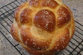 Round Challah 面包的做法
