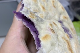 无油低脂紫薯饼的做法步骤图，怎么做好吃