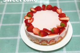 草莓慕斯蛋糕的做法步骤图，怎么做好吃