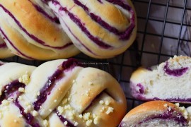 超香浓 紫薯辫子面包的做法步骤图
