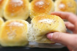 超软牛奶面包家庭简单版(不加黄油)的做法步骤图