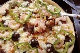 鲜虾土豆香菇披萨的做法