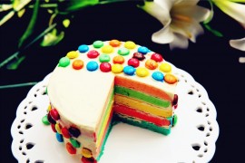 彩虹蛋糕的做法 每个人心中的那道彩虹