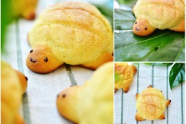 小乌龟菠萝包的做法[爱美的家]