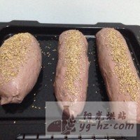 紫薯豌豆黄面包的做法图解7