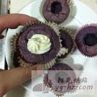 紫薯夹心蛋糕的做法图解12