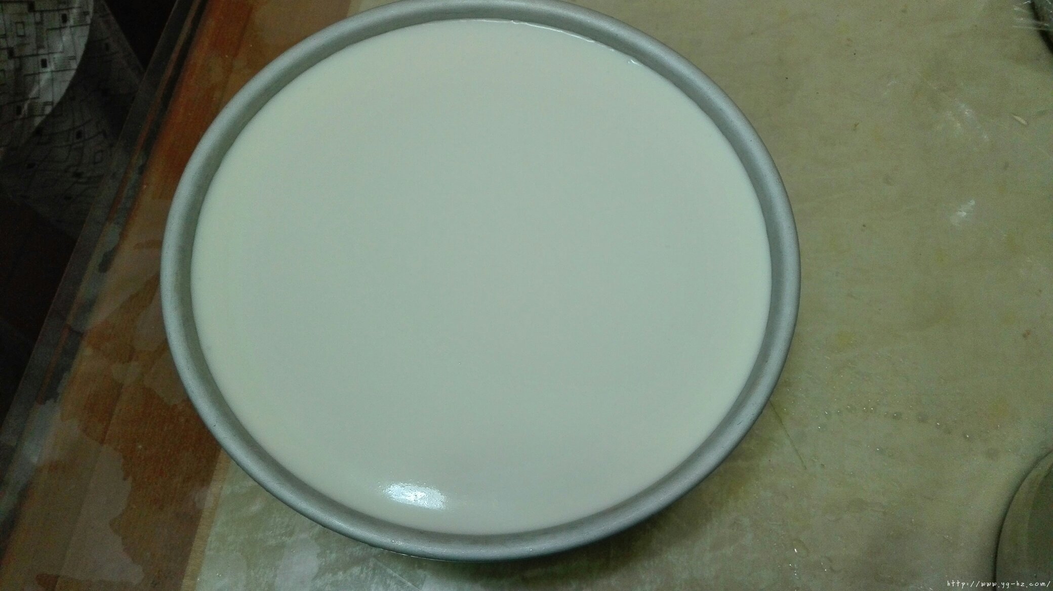 8寸原味酸奶慕斯蛋糕的做法 步骤4