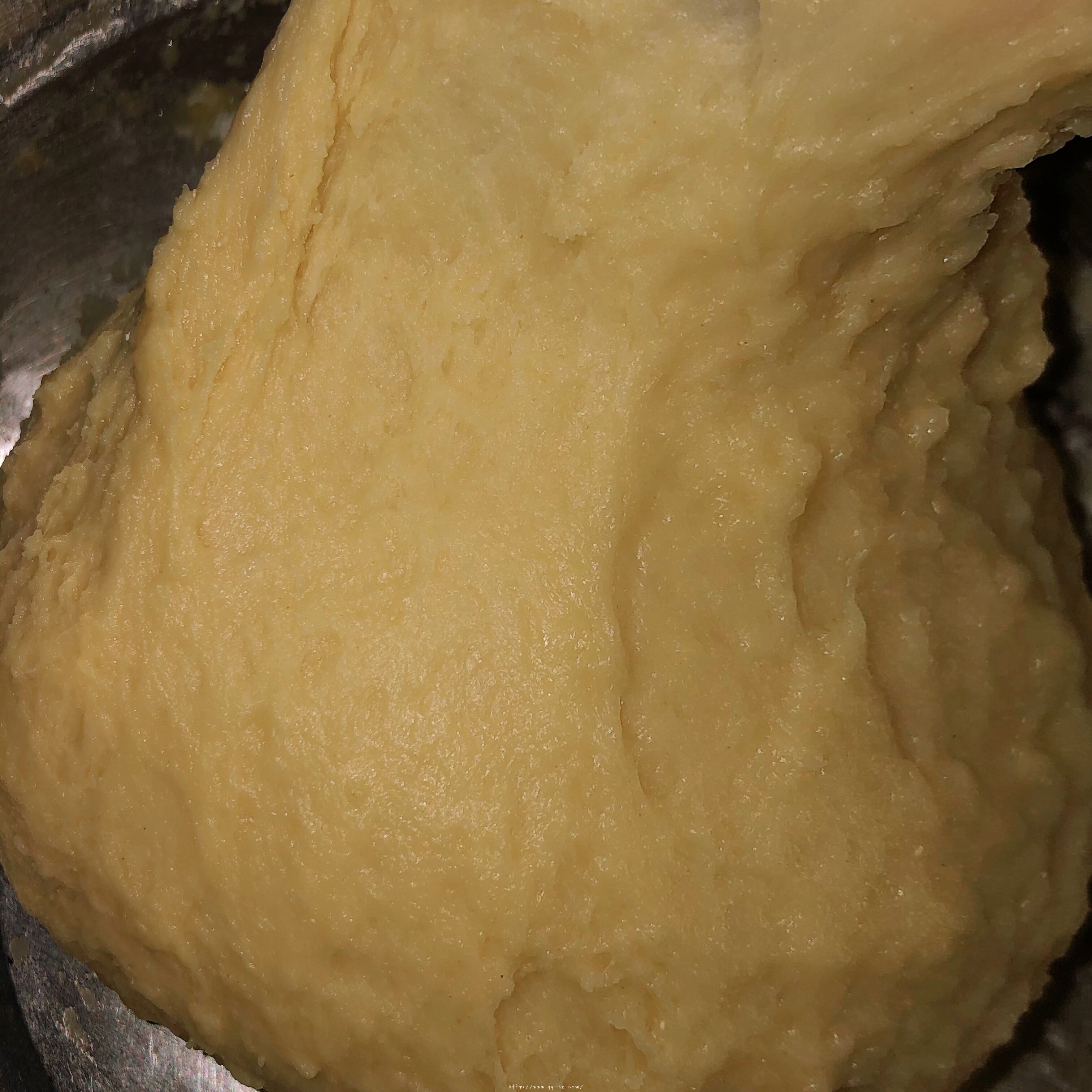 不用揉出膜的松软红豆面包的做法 步骤3