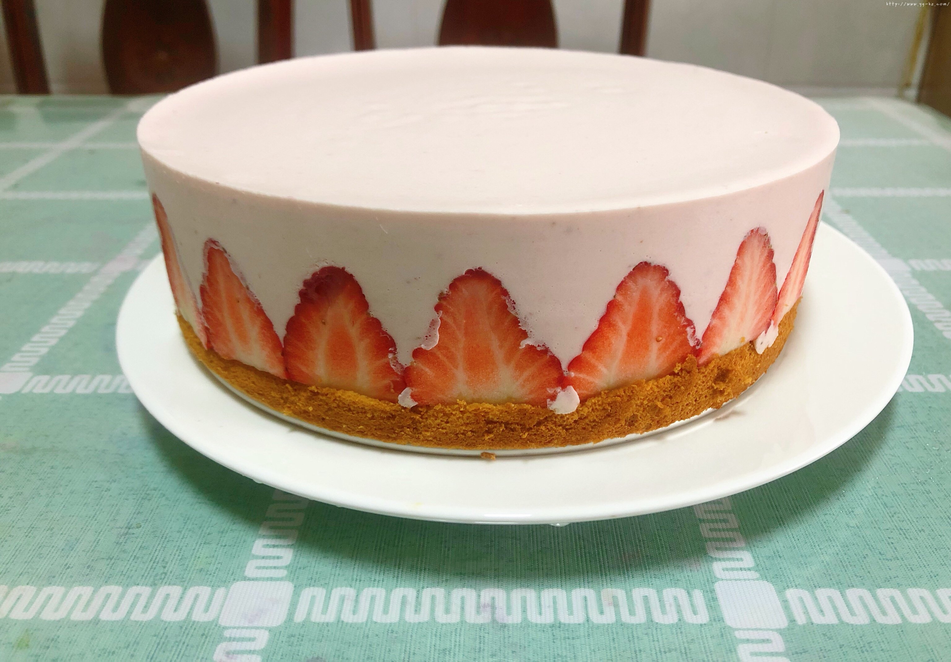 草莓慕斯蛋糕的做法 步骤13