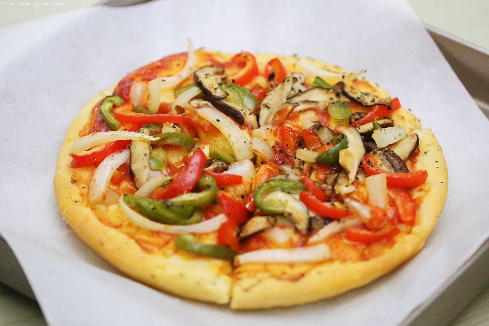 8寸无芝士版素pizza披萨的做法 步骤12