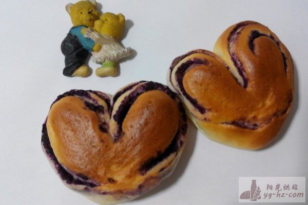 紫薯面包（ 情人节面包 ）——心紫薯于你的做法