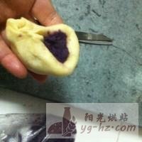 紫薯花式面包的做法图解5